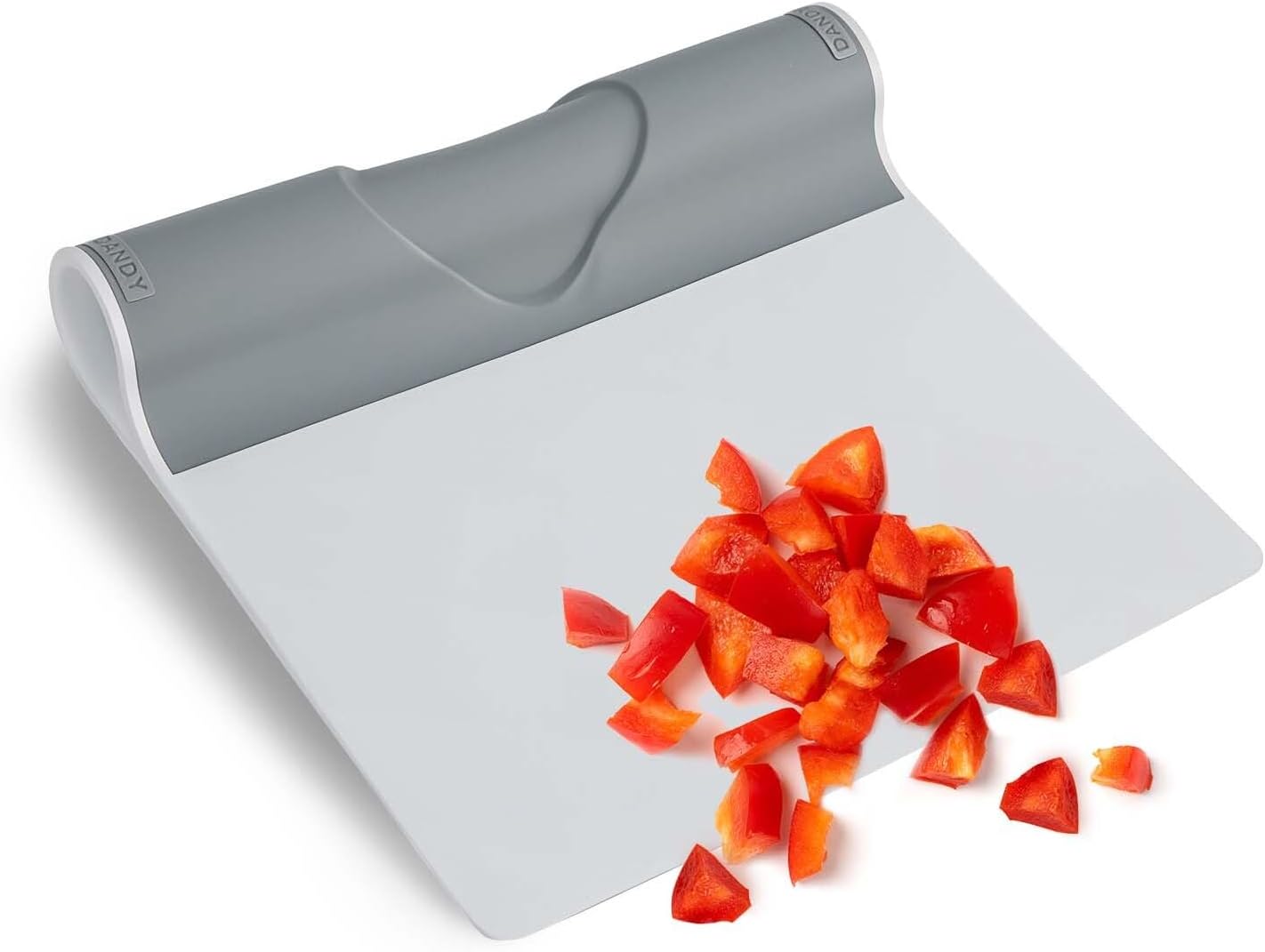 DANDY ScooperDuper - Multi-Purpose Folding Food Mover, Bench Scraper, Dough Scraper, Food Scraper Tool, User-Friendly Kitchen Gadget for Cutting Board and Chefโs Knife