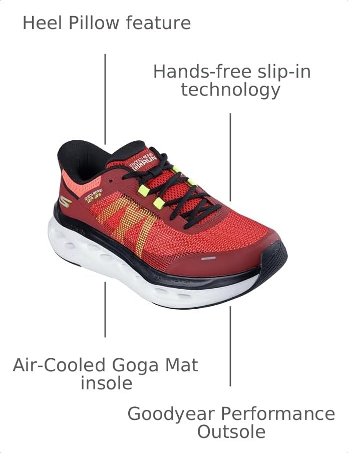 Image of Skechers Men's Max Cushioning Glide Step Aberdeen Hands Free Slip-ins Sneaker