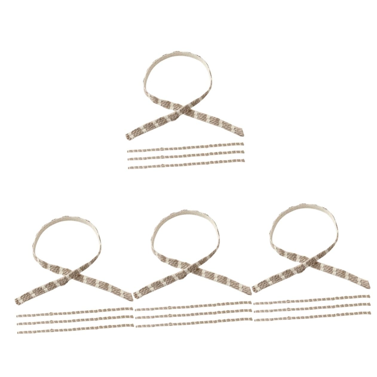 Alipis 16piezas Alzapaños De Cuerda Vintage Hebillas para Cortinas Decoración del Accesorios para Cortinas y Dormitorio