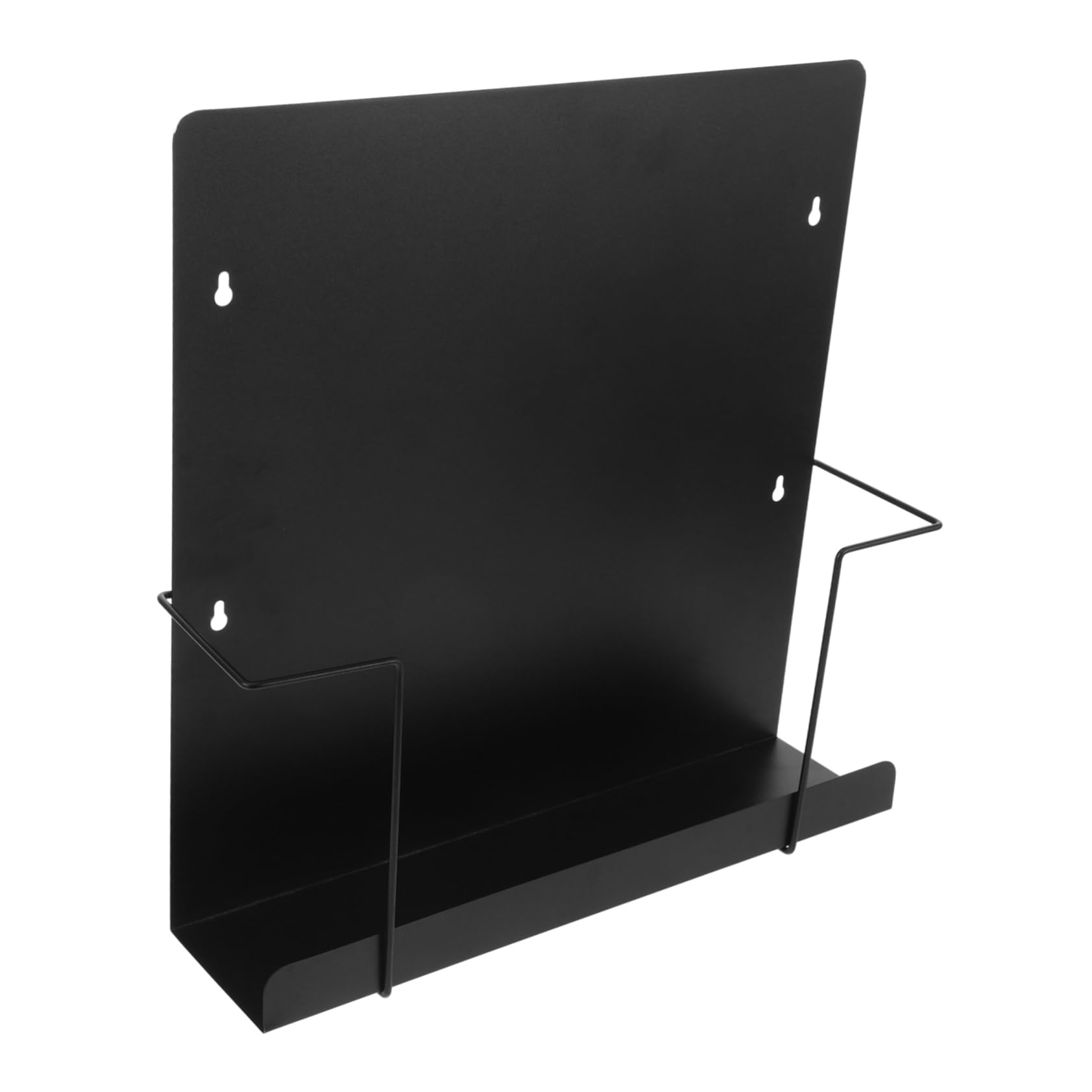 Uonlytech Wall Mounted Vinyl Record Storage Shelf Metal Display Rack for Albums Cd Dvd Organization Bedroom Living Room Space-saving Design for Storage