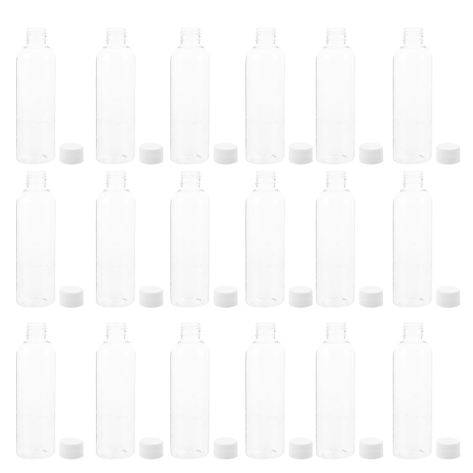 Sosoport 20pcs Reusable Bottle Plastic Bottles Portable Clear Bottles Multi-function Milk Bottles Travel Accessories Travel Accesories Travel Milk Bottles Reusable Empty Bottles Drinks Vial