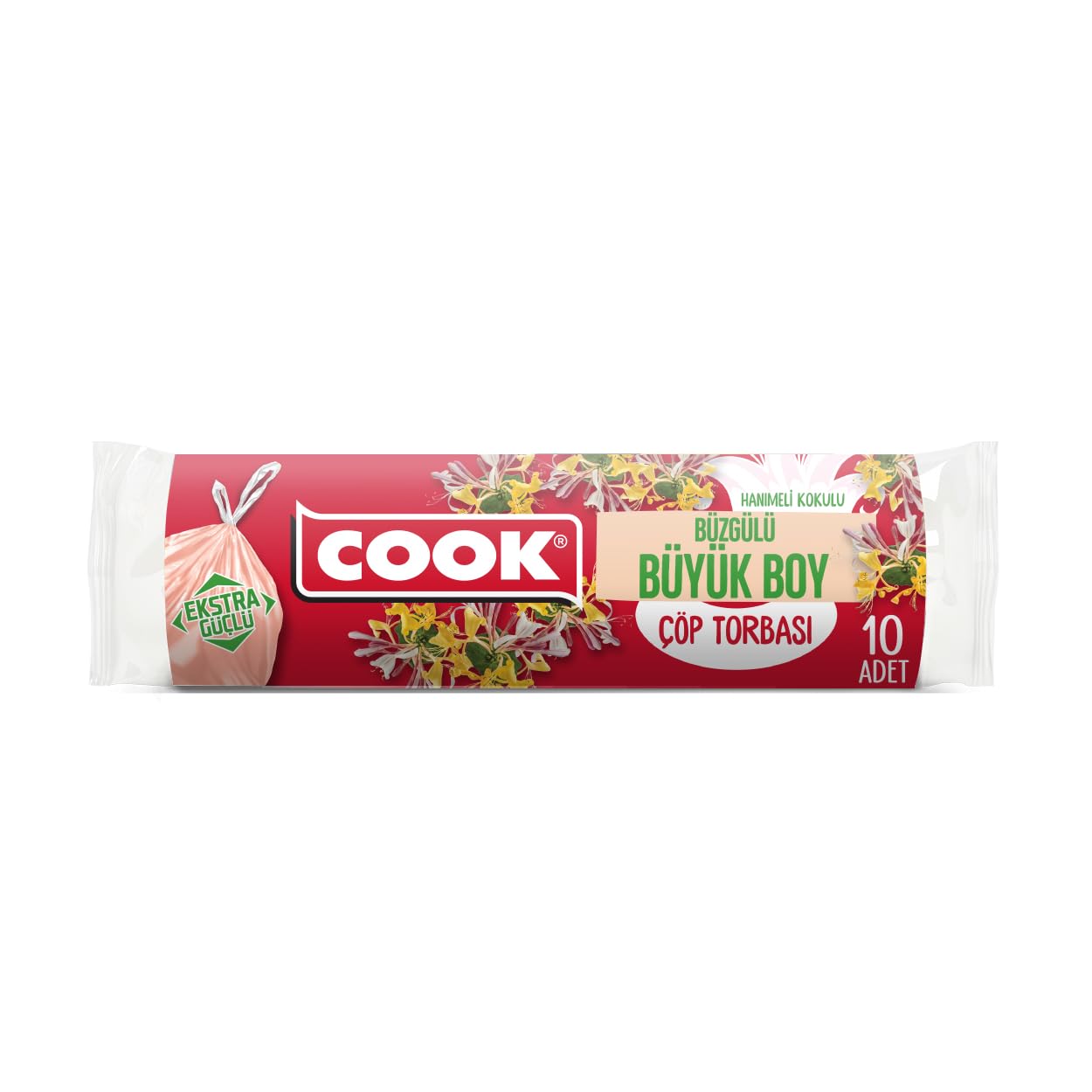 Cook Büzgülü Kokulu Büyük Boy Çöp Torbası (Hanımeli)