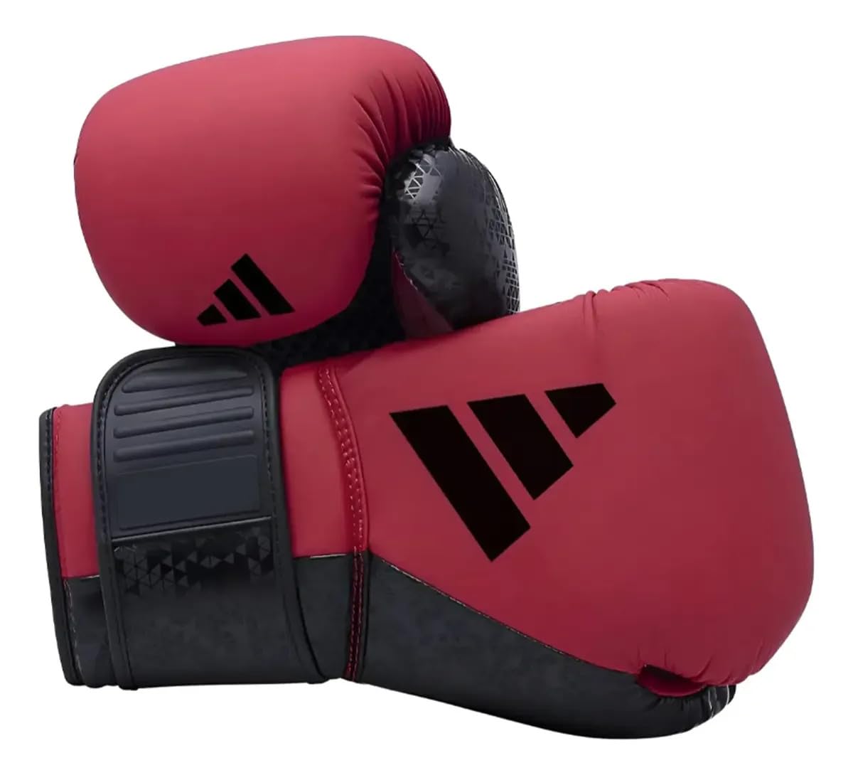 Adidas Combat 50 Boxhandschuhe - rot/schwarz, 12 oz