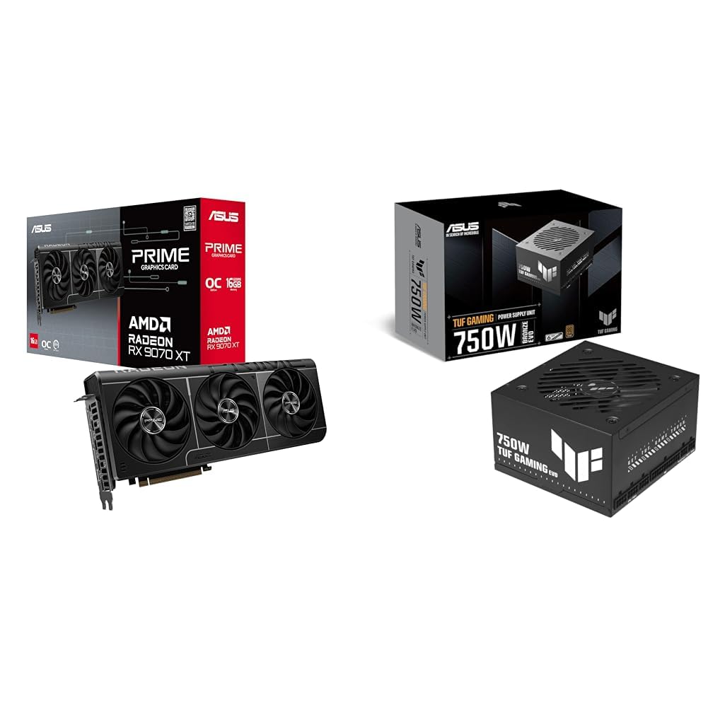 PRIME-RX9070XT-O16G + TUF-GAMING-750B-EVO Bundle