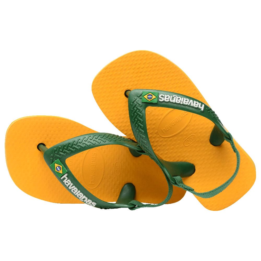 Havaianas Baby Brasil Logo II, Infradito Unisex-Bimbi 0-24
