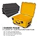 NANUK 950 Waterproof Hard Case with Wheels and Foam Insert - Yellow