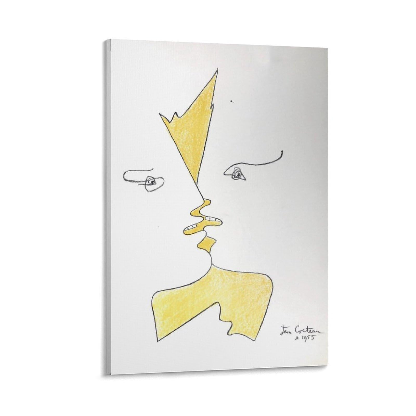 Amazon.co.jp: ジャン・コクトー 絵画アートポスター キャンバス 芸術