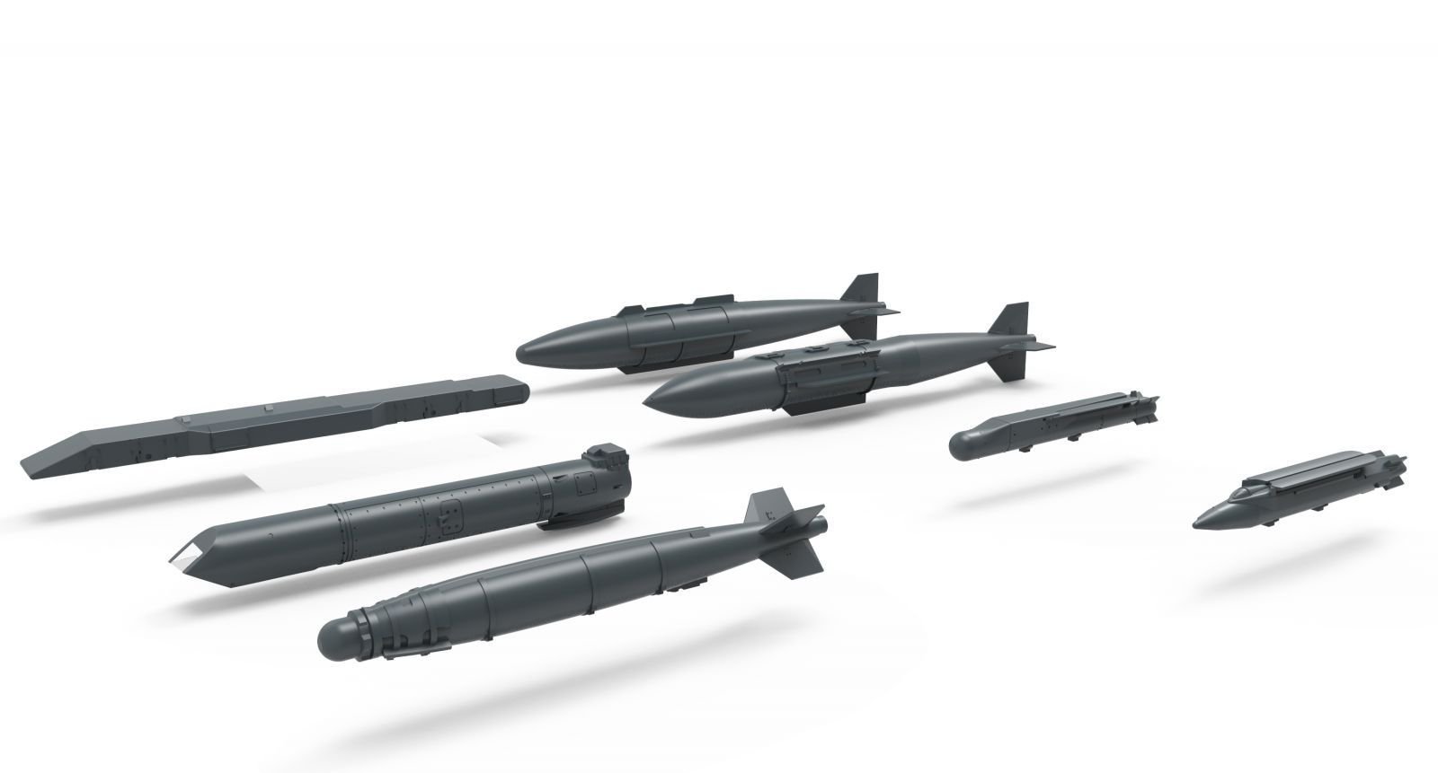 MENG SPS-045 Model 1:48-US Satellite Guided Bomb Set