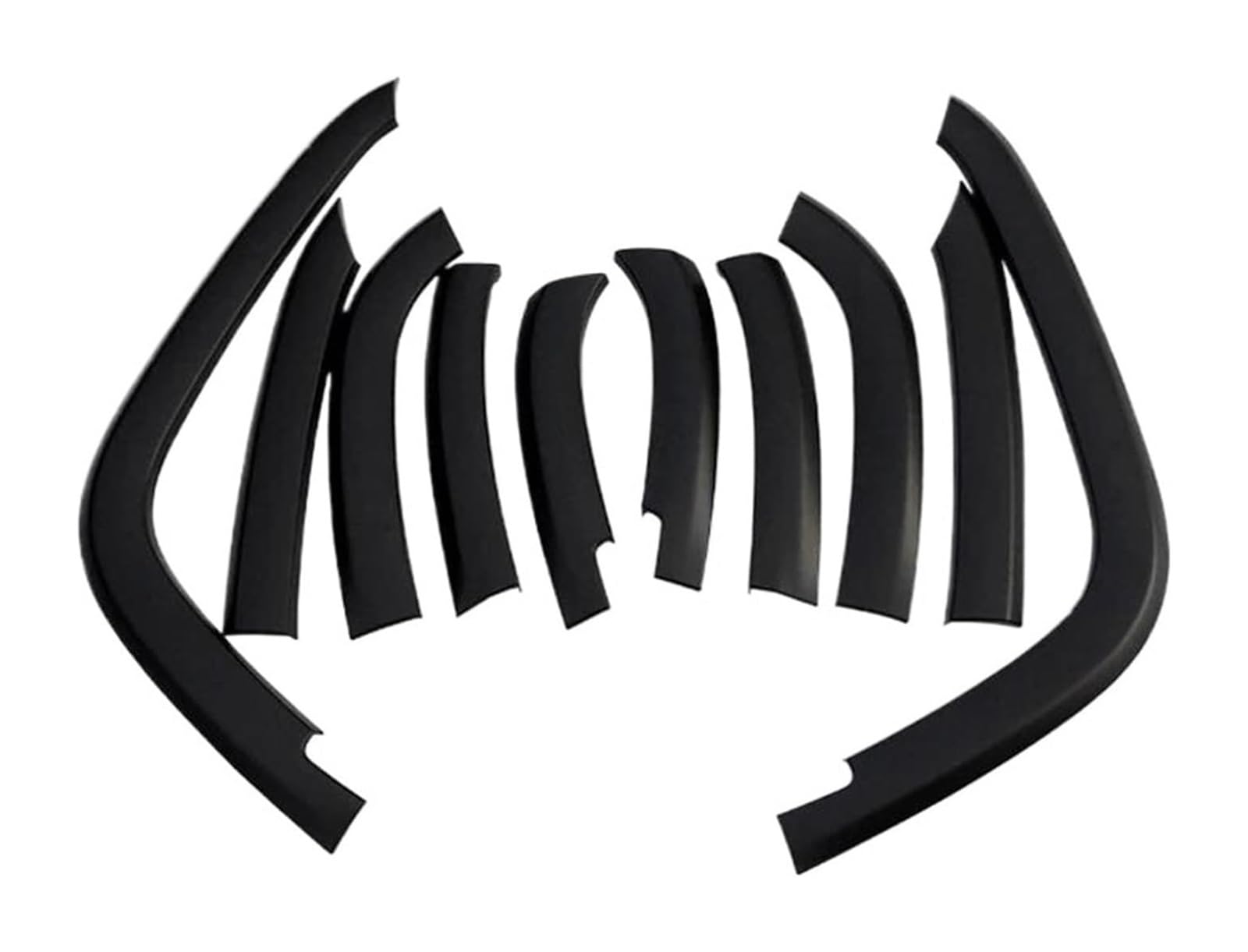 Guardabarros para Jeep Compass 2011-2016 moldura de paso de rueda de coche 5