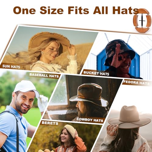 Image of 4 Way Hat Stretcher, Hat Stretcher for Fitted Hats, Hats Extender Widener Shaper with Lever Wrench for Men All Kind of Caps