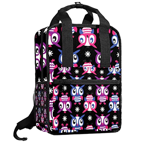 Sac à dos pour garçons motif renard orange cartable enfants bretelles réglables