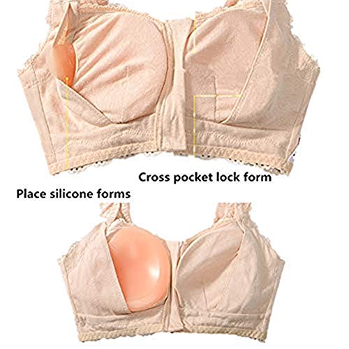 Pocket Bra with Lighe Silicone Breast Fake Froms Mastectomy Bra Cancer Fill Artificial Boobs2