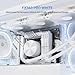 ID-COOLING FX360 PRO White Liquid CPU Cooler for Desktop - 360mm AIO Cooler, 3 x 120mm High-efficient Fans, Special CD Pattern Pump Header, Intel & AMD Compatible