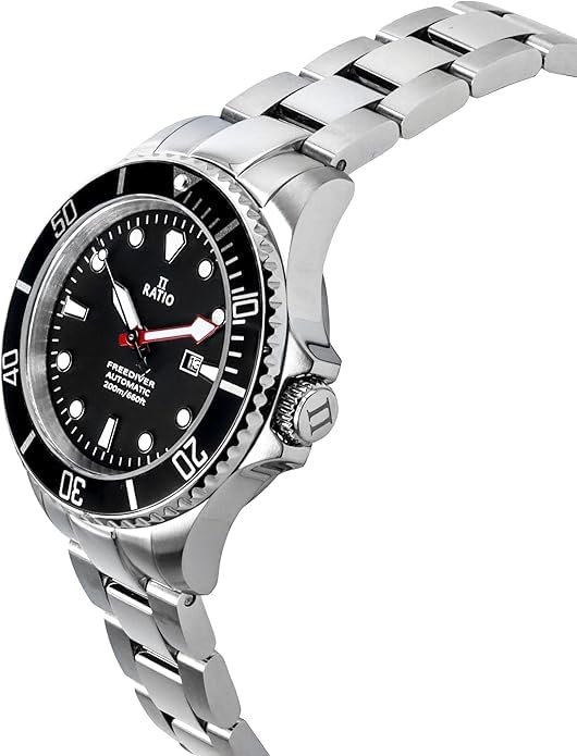Image of RATIO FreeDiver Sapphire Crystal Women's Diver Watch Japanese Automatic Movement Dive Watch 200m Water Resistant Diving Watch