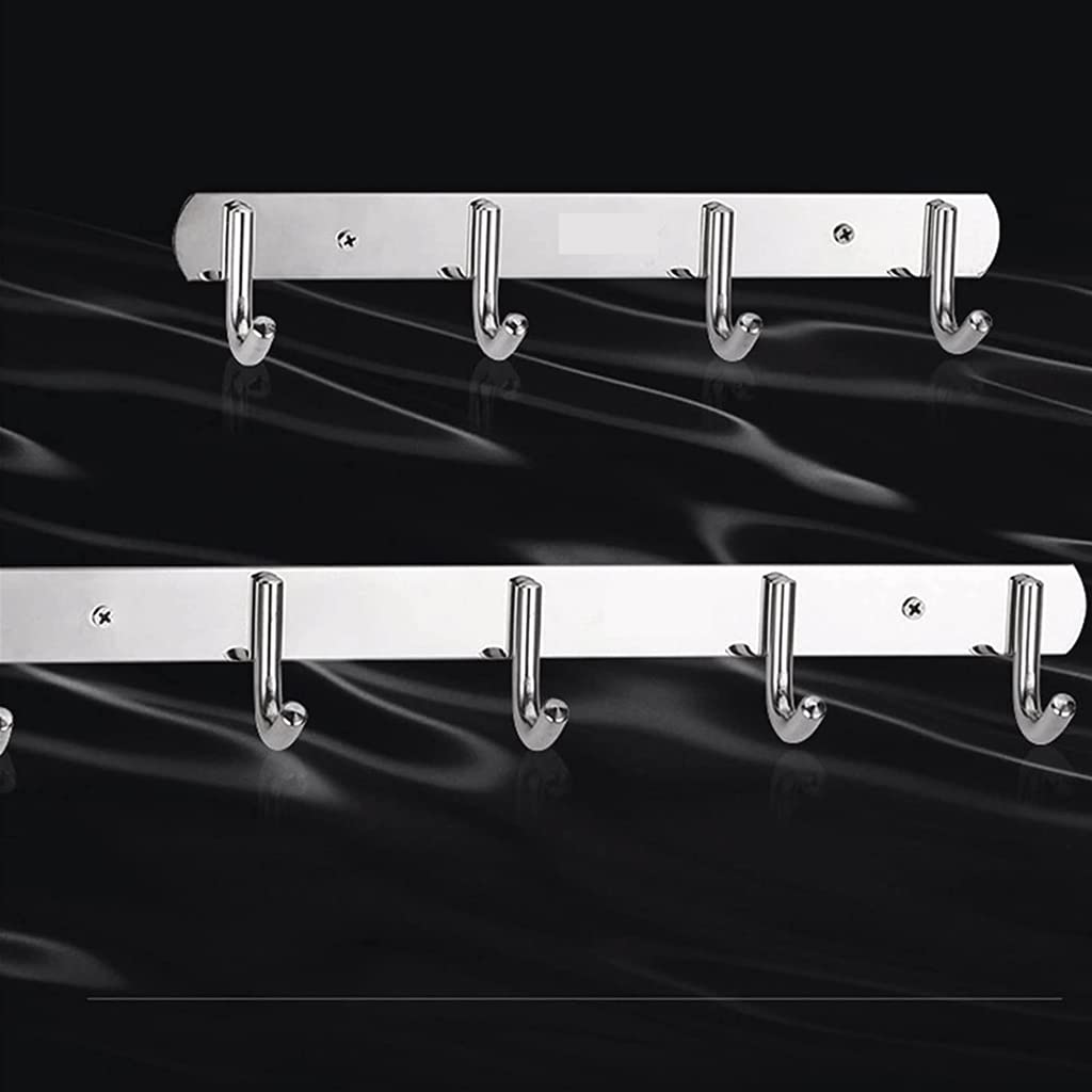 Gancho Perchero de Acero Inoxidable Duradero Colgador de Pared Resistente para baño Cocina Puerta Gancho Trasero Pilones