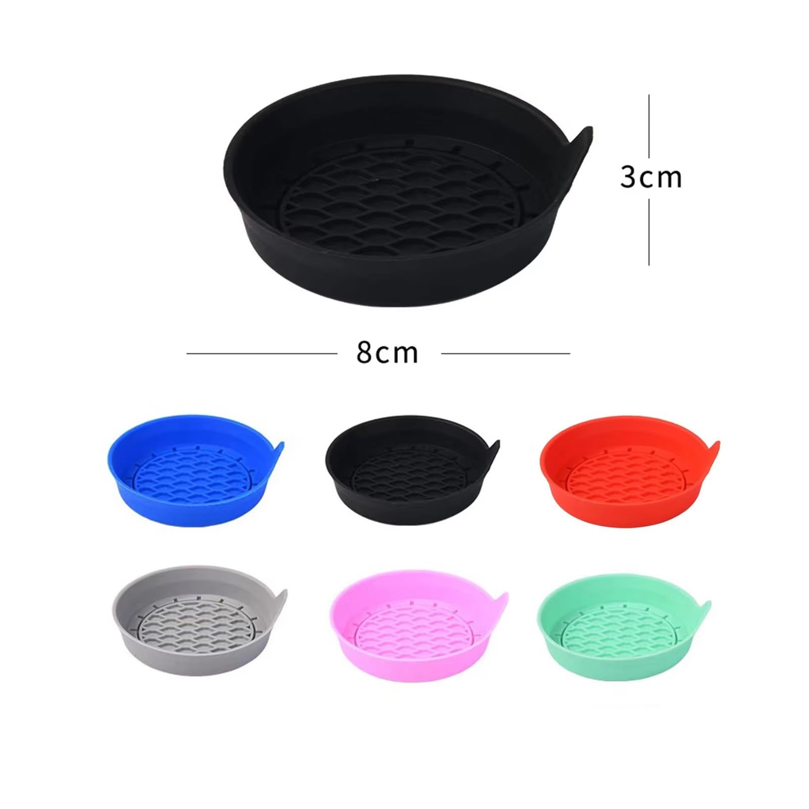 Sottobicchieri in silicone | Antiscivolo multiuso per auto