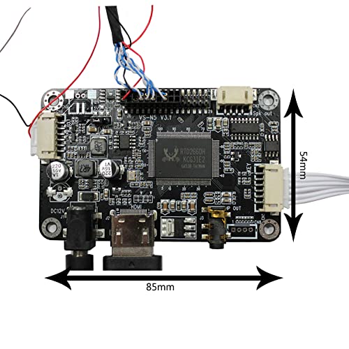 Image of VSDISPLAY 5 inch 640X480 LCD Screen with Controller Board VS-N5V3.1 | As AT050TN22 Replacement Screen, Fit for Video Door Phone, Digital Photo Frame Display