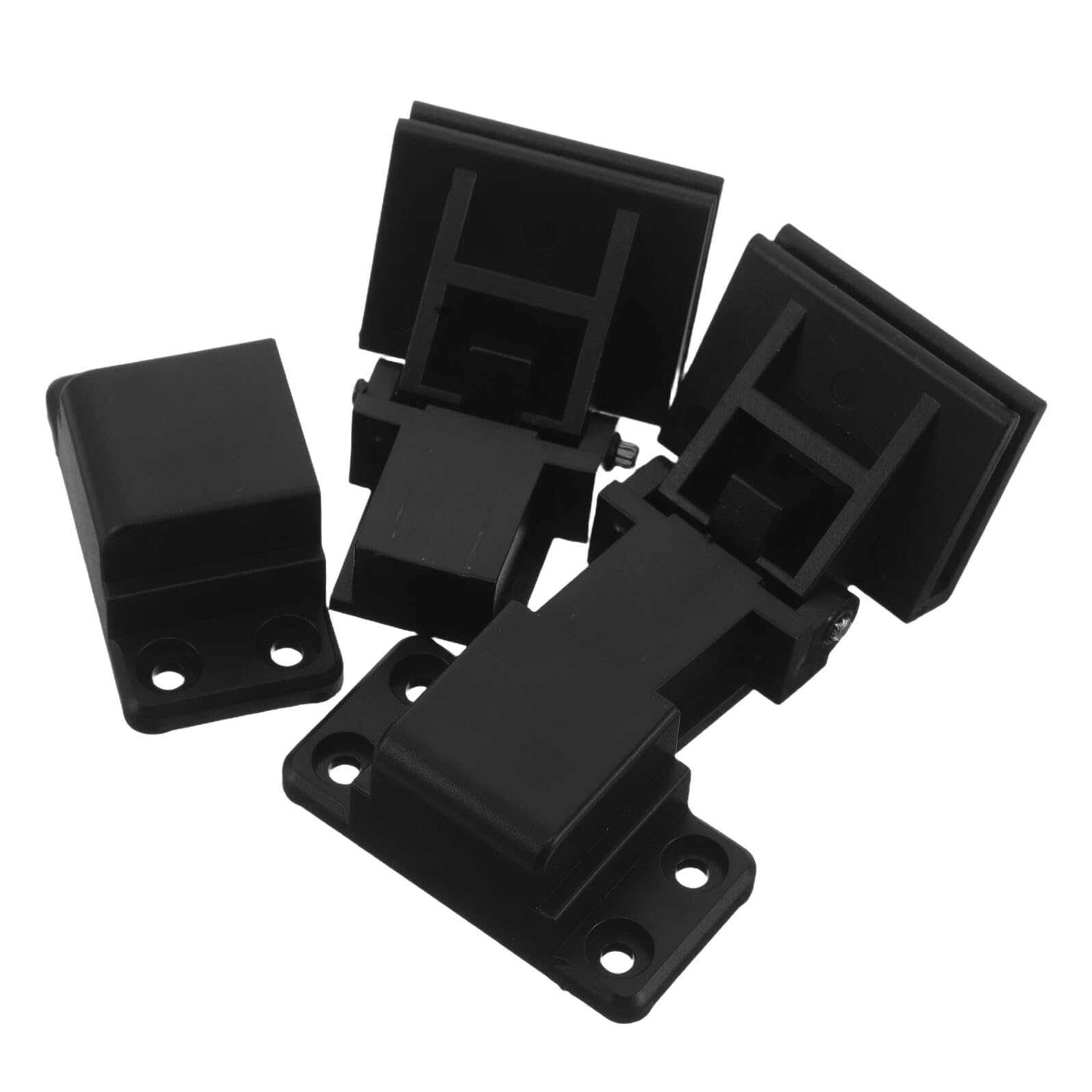 Cerniere di Ricambio per Copri Giradischi in Plastica Nera, Antiscivolo e Facili da Installare, Accessori per Giradischi Vinile in Ambienti Audio Domestici