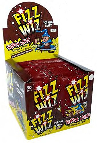 Bonbons Fizz Wizz Cola Saveur Sucre pétillant 50 Box