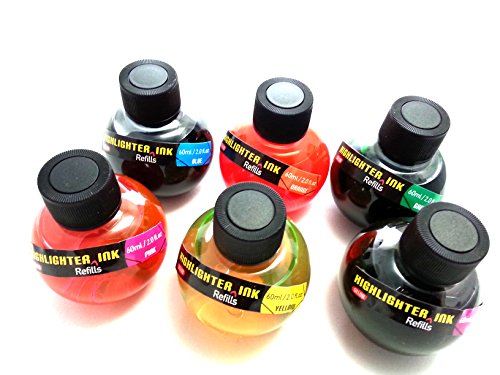 New Highlighter Refill Ink, Fountain Pen, Arts and Crafts, Paint, Ink(Pink)