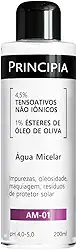 PRINCIPIA, Água Micelar 4,5% Tensoativos Não Iônicos + 1% Ésteres de Óleo de Oliva AM-01 com 200ml