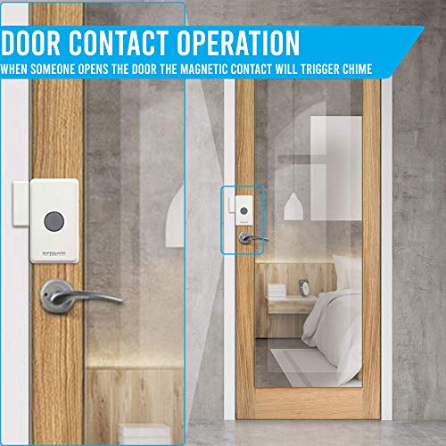 Wireless Doorbell, Era-Utdcr Door Chime With 4000 Feet Range, Ideal Wireless Door Chime For Business & Home, Long Range Wireless Doorbell Goes Through Multiple Walls & Floors, Concrete, Metal & Brick #TOP2