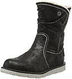 Pflegeleicht s.Oliver Mädchen 46609 Kurzschaft Stiefel, Schwarz (Black 1), 33 EU
