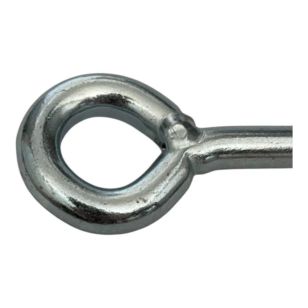 25 viti ad occhiello da 50 mm, vite ad anello M8 per carichi pesanti, occhielli a vite DIN 4420, filettatura metrica precisa per una presa sicura, versatile, ideale per costruzioni, giardini e