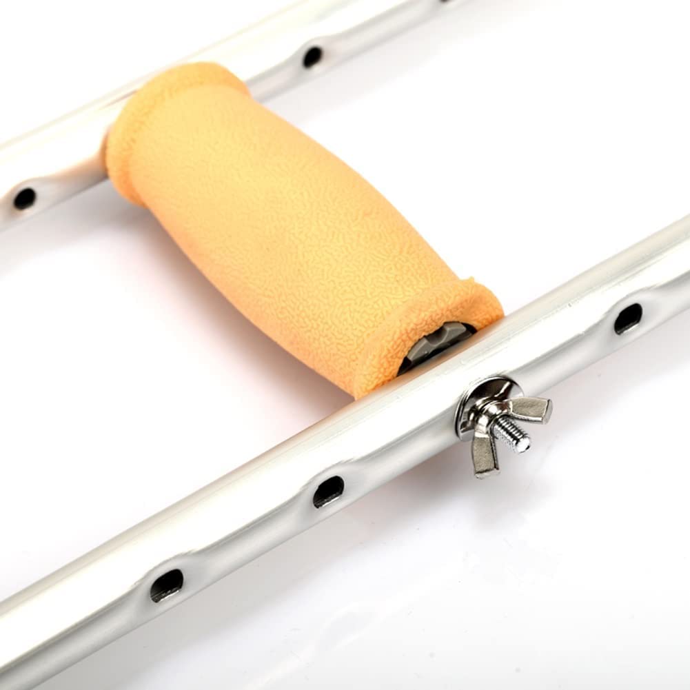 PAASHE Muletas de Aluminio de 2 uds., Bastones para Caminar bajo el Brazo de Altura Ajustable, bastón médico para Caminar bajo el Brazo para Adultos, muleta ergonómica