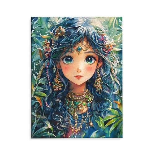 DIY G ̎q Paint by Numbers hG Lbg l ʂ肦 q̗phGLoXNtg LoXA[g uVƃANG̋, CeA rO, ւ̃Mtg 40x50cm (t[X)