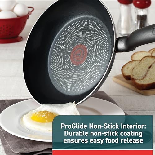 image for Tefal T-fal Initiatives Non Stick Fry Pan 2 Piece Set, 8.5, 10 Inch, O