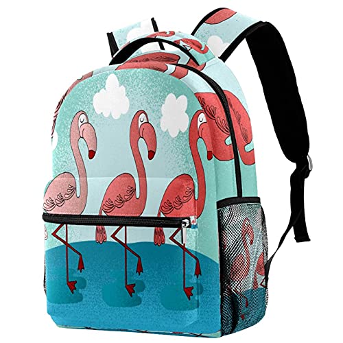Sac à dos pour étudiants contre la fatigue du dos, cartable léger géométrique 40cm