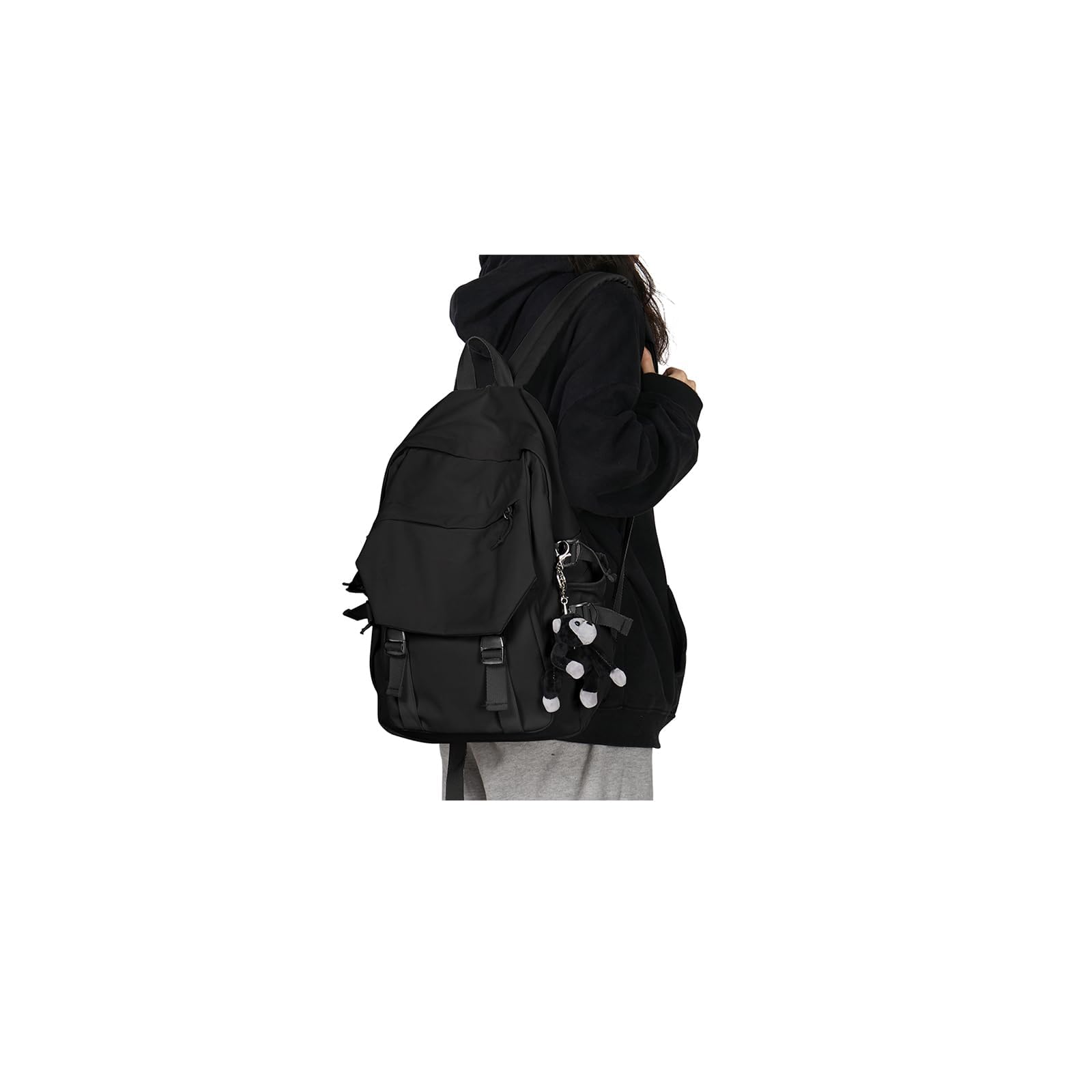 SZLX Schulrucksack Damen Leichte Schultasche Casual Daypack College Laptop-Rucksack für Männer Frauen Wasserfestes Reise Rucksack für Sports High School Backpack Teenager Schultaschen Rucksack Mädchen