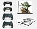 giZmoZ n gadgetZ Yoda Autocollant Vinyle Autocollant PS4 Console Skin + 2 Skins de contrôleur
