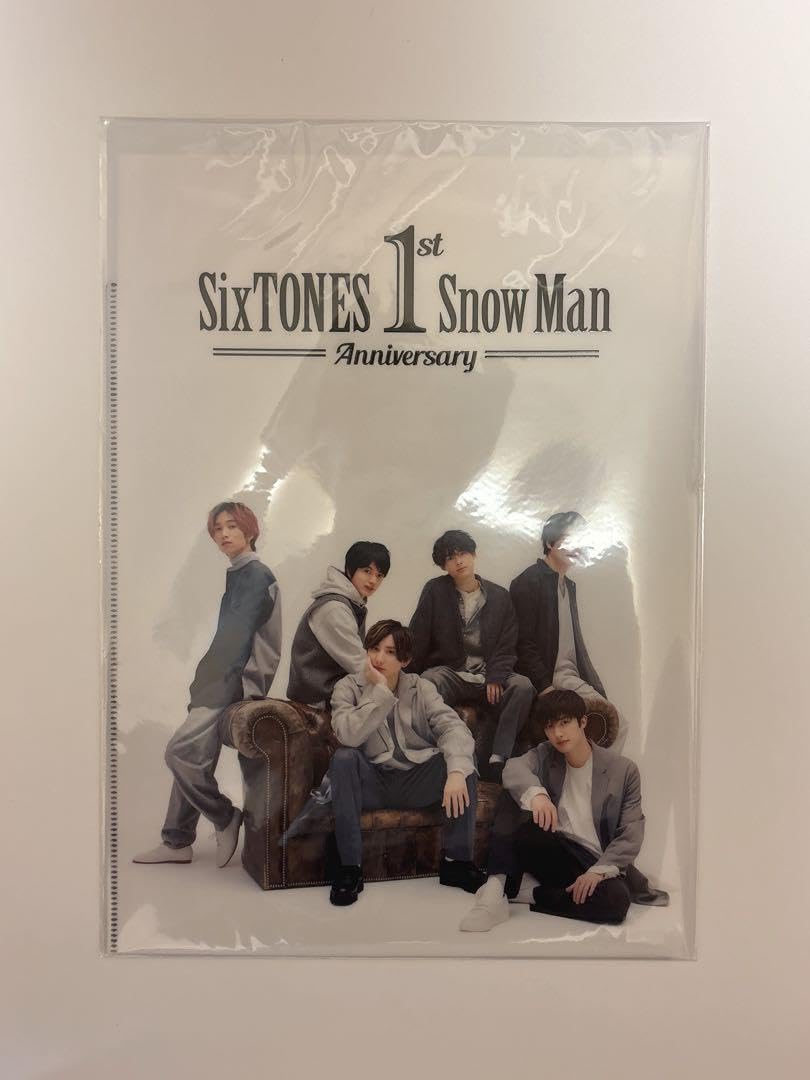 Amazon.co.jp: SixTONES SnowMan 1st anniversary クリアファイル 