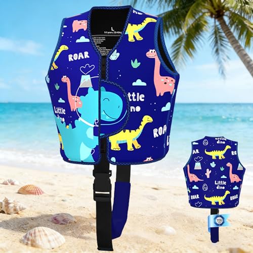 PAZEAU Maillot de Bain pour Enfants de 2 à 6 Ans, Maillot de Bain Certifiée TÜV pour Enfants, Durable et Confortable, Harnais de Sécurité Réglable,...
