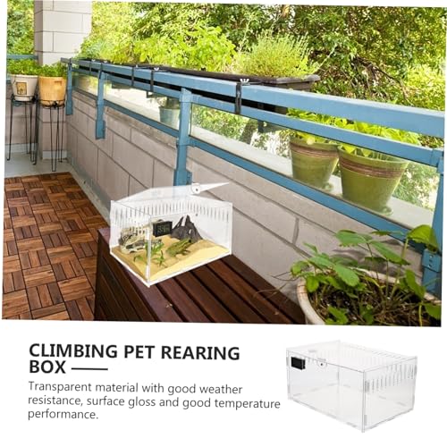Cage élevage reptile avec ventilation stable et hygromètre intégré - 3