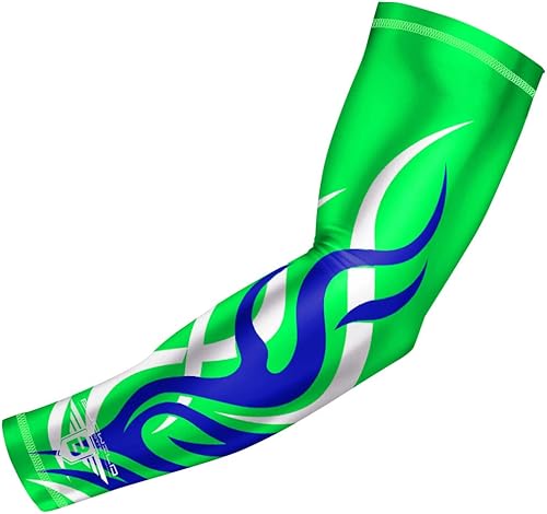 Miniatura 6 de Bucwild Sports Manga de compresión Flame Fire para jóvenes, niños y adultos