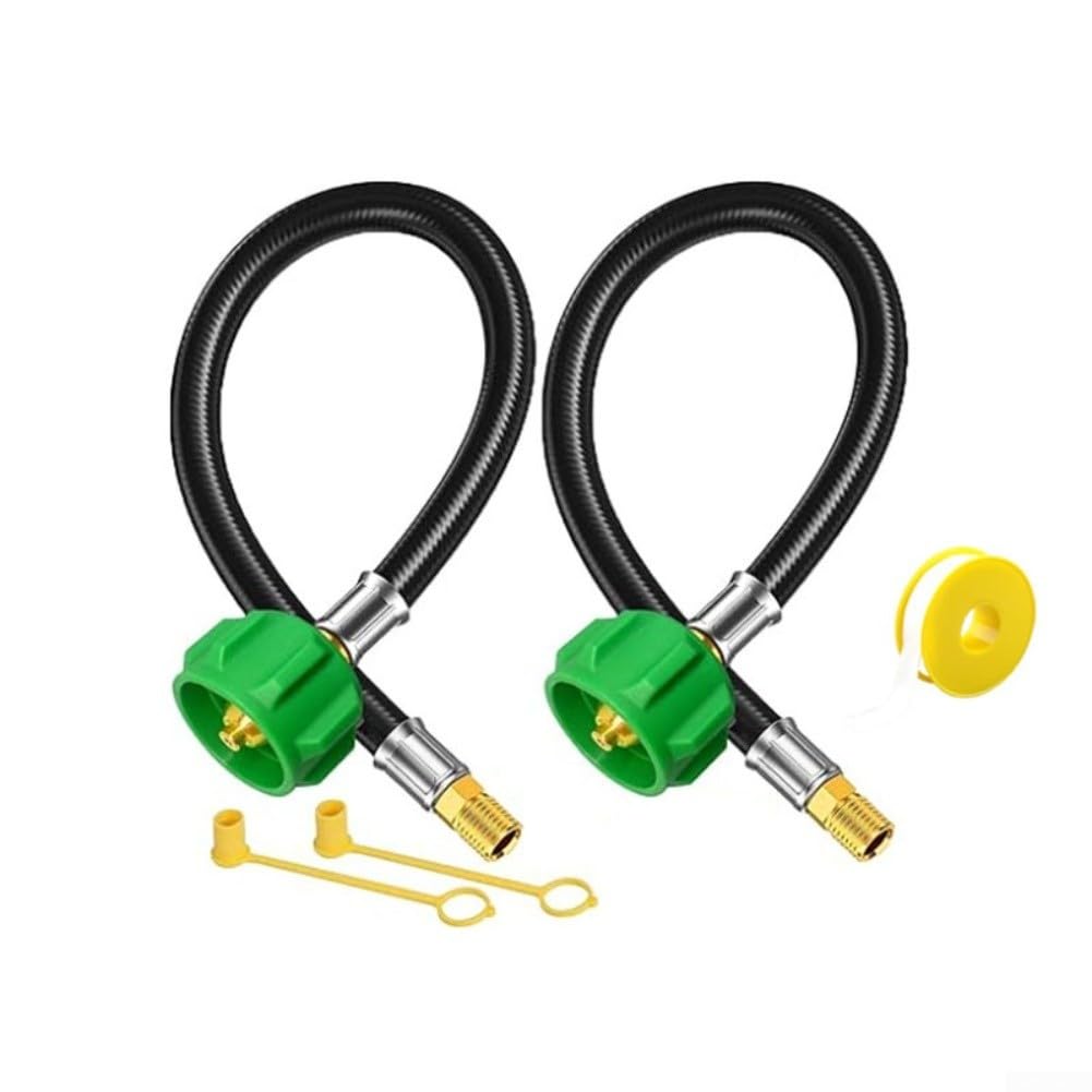 Ligne propane pour camping-car kit de 2 adaptateurs inox mâle 1/4 NPT QCC1 pour barbecue