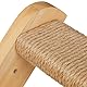 Relaxdays Katzentreppe, Wand, Katzenleiter 4 Stufen, HBT: ca. 29x34x22,5 cm, Zubehör für Kletterwand, Holz & Jute, Natur