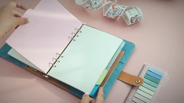 A5 Refill Paper for Planner Inserts, 6-Ring Loose Leaf Lined