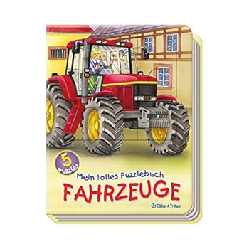 Board book Mein tolles Puzzlebuch Fahrzeuge [German] Book