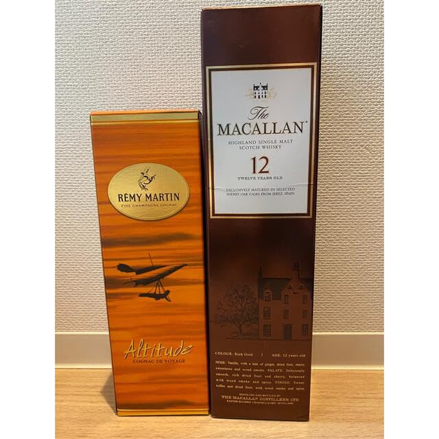 REMY MARTIN  レミーマルタン1本＆マッカラン　12年　旧ボトル　1本 Amazon.co.jp: REMY MARTIN レミーマルタン1本マッカラン 12年
