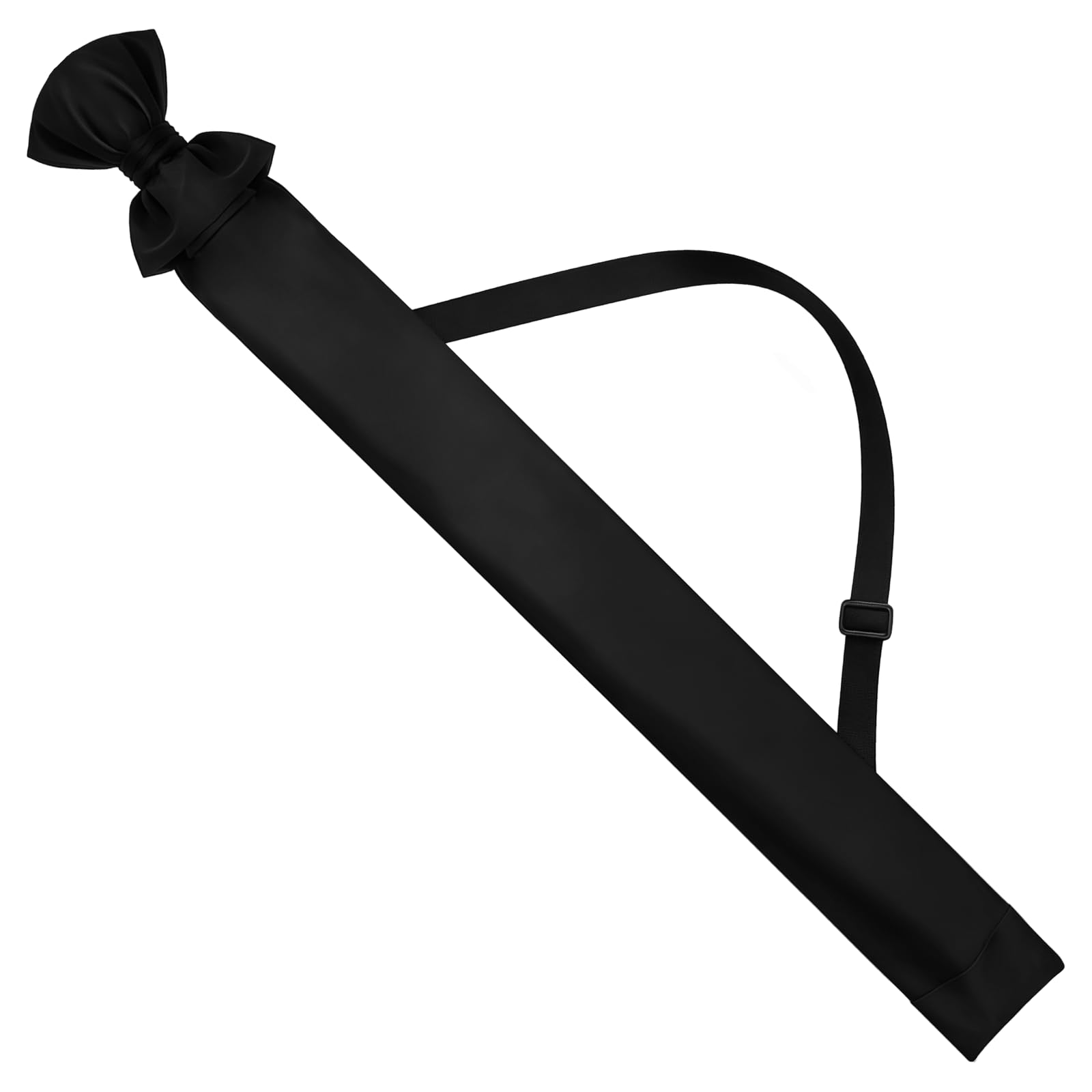 MEISH Sword Bag Black Polyester Sheath Sword Cover with Adjustable Back Strap Katana Case Holder Storage Bag Carry Case Bokken Bags for Halloween Party Samurai Cosplay Costume,50 * 5.1 Inches