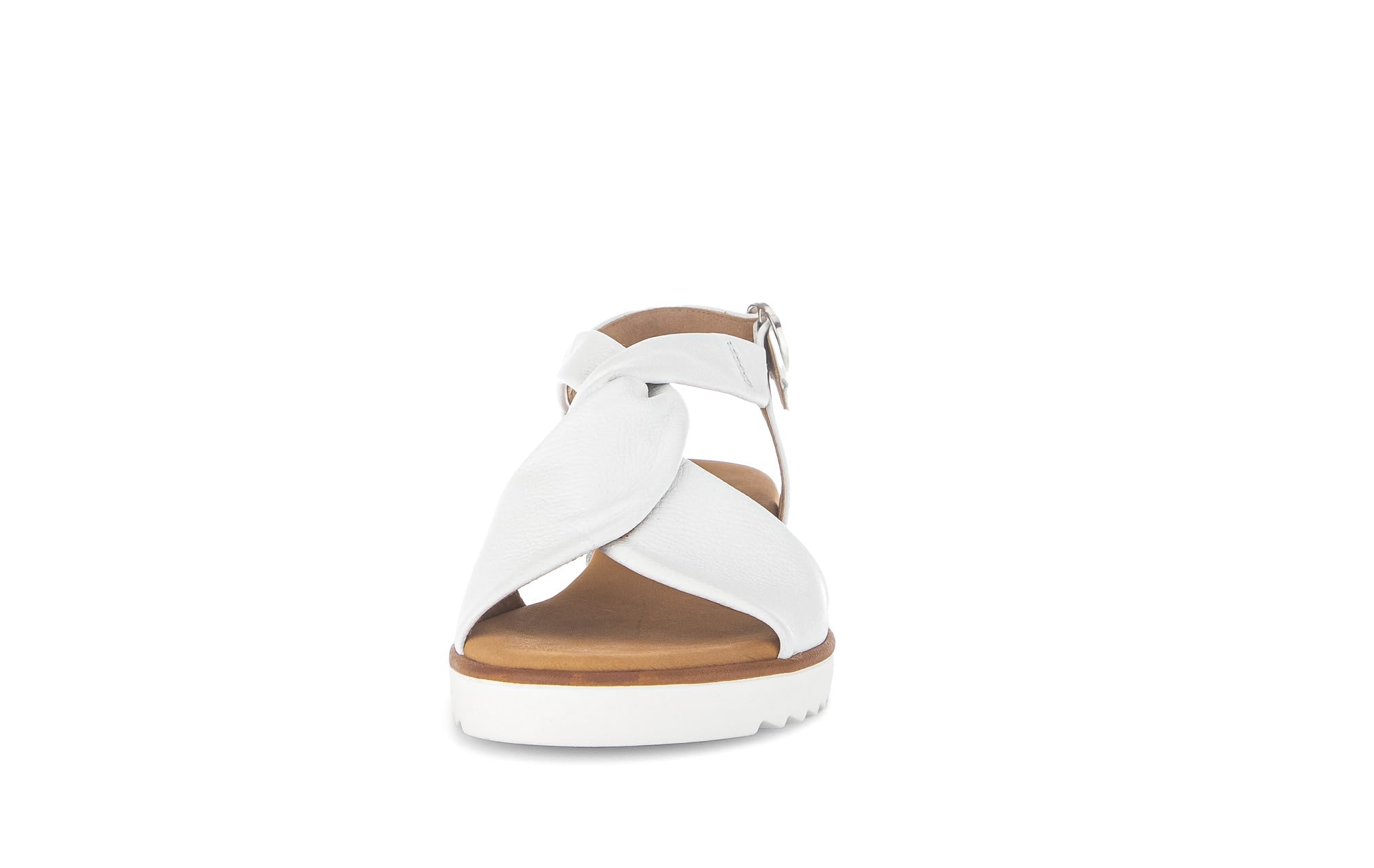Gabor Damen Keilsandalen, Frauen Sandalen,Leichte Mehrweite (G),Sommerschuhe,Freizeitschuhe,offene Schuhe,Weiss(Kork/offwhi),39 EU / 6 UK