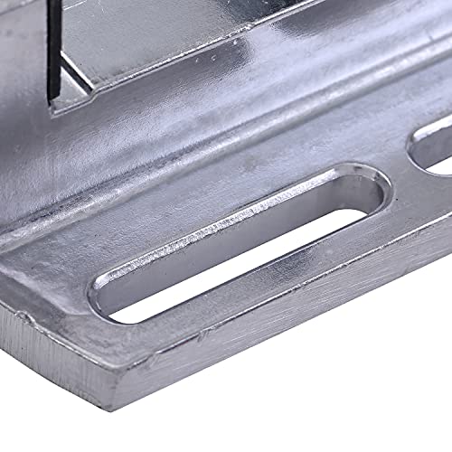 KATSU Schraubstöcke Bohrmaschinenschraubstock 2,5 Zoll (65mm), Präzisionssäulen Bohrtischklemme Aluminiumlegierung für Werkstattfräsmaschine Maschinenwartung SP10008008