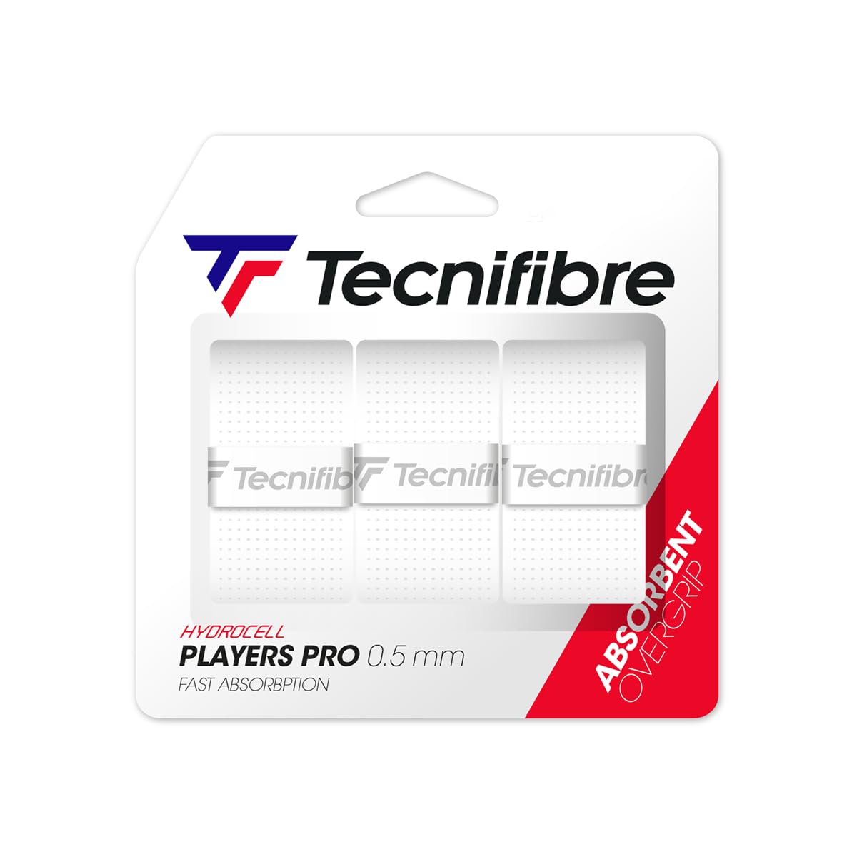 TECNIFIBRE 52ATPPLAWH Pro Players Tennis Overgrip (Pack of 3, White) (B00B80VM2Q) Amazon Price History, Amazon Price Tracker