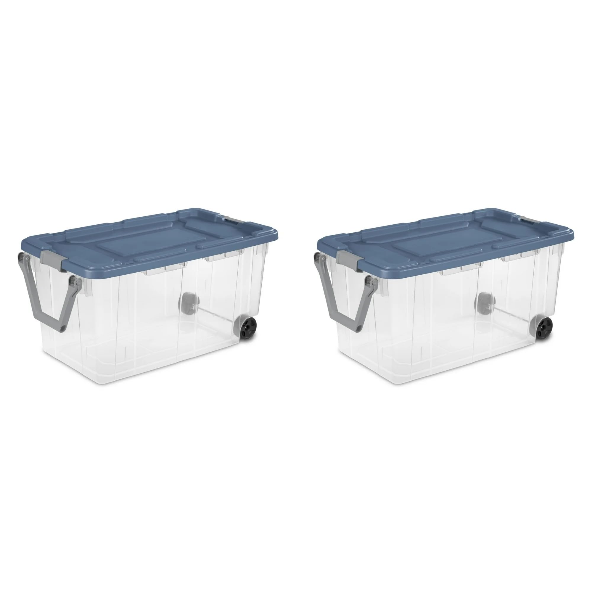 Amazon.com - 40 Gallon Wheeled Industrial Tote Plastic Containers