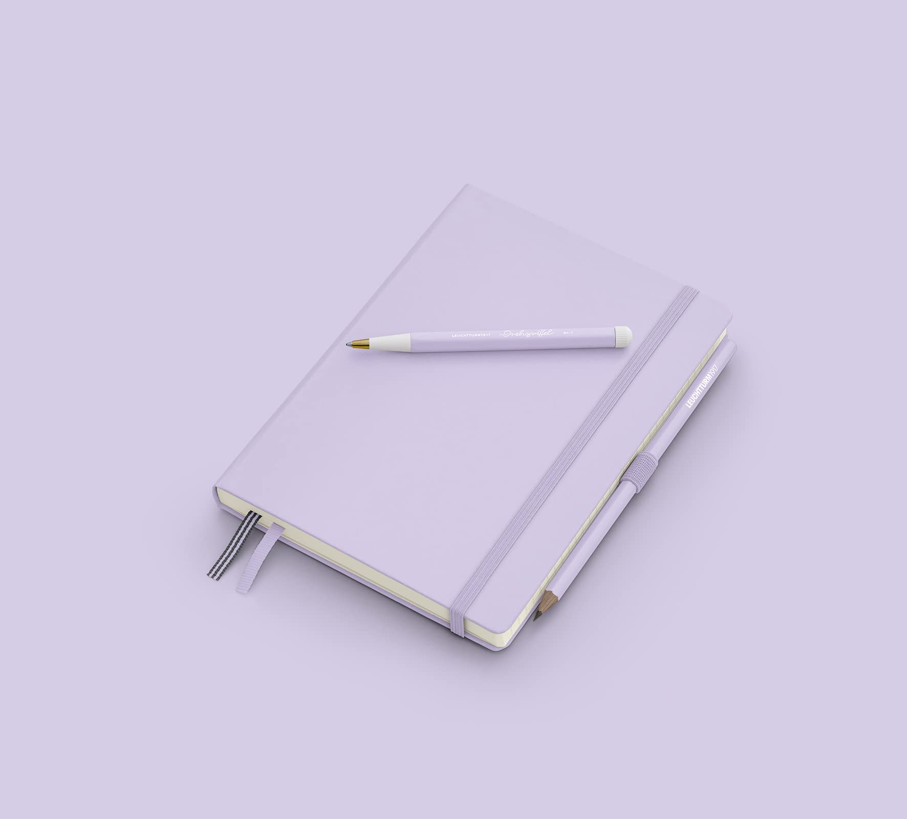 LEUCHTTURM1917 365526 Drehgriffel Nr. 1, Lilac - Ballpoint pen with Royal Blue ink - Image 3