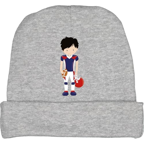 inktastic Rugby, Football, Cute Boy, Black Hair Baby Beanie Hat